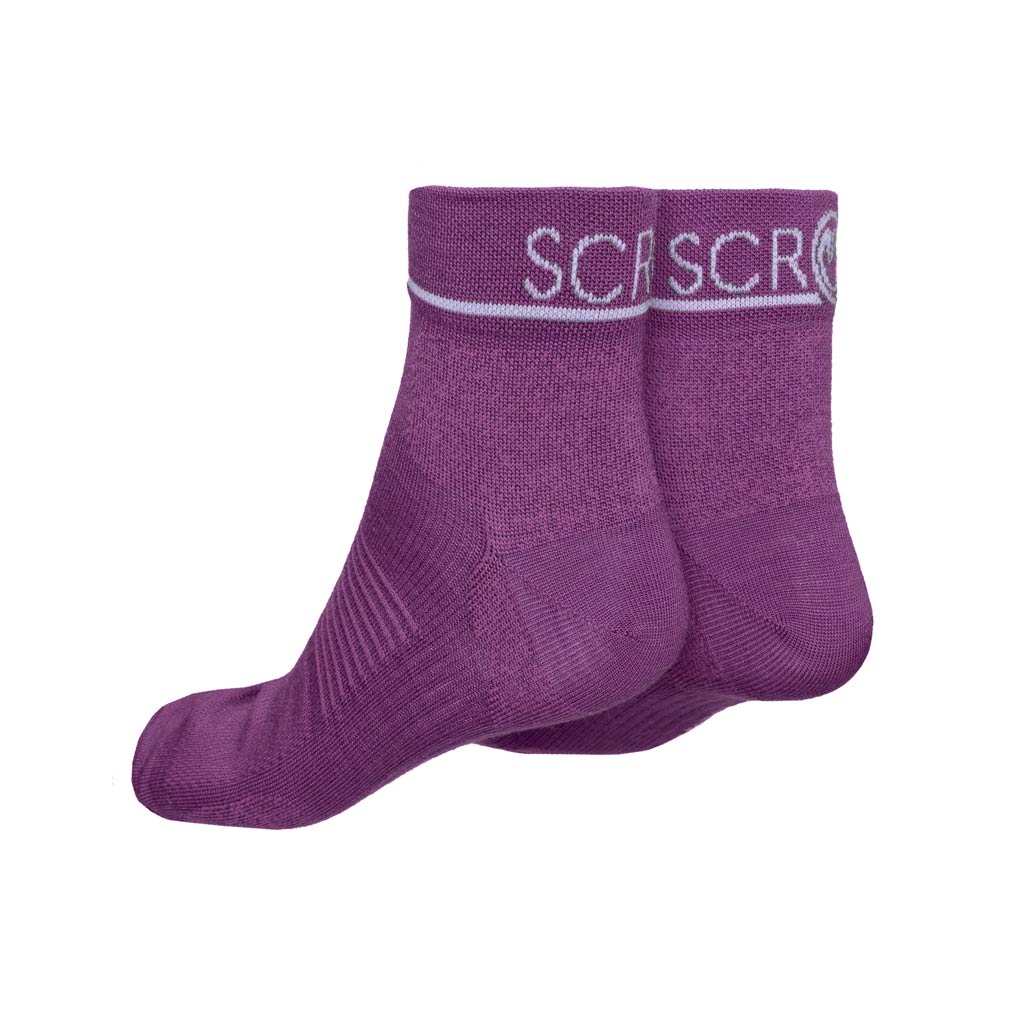 sMerino 160 Socken Suno violett Damen und Herren von SCROC