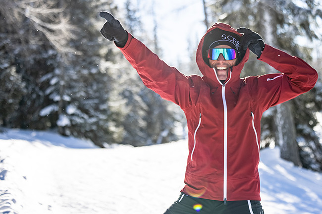 Schneeschuhwandern Merino Sportbekleidung von SCROC