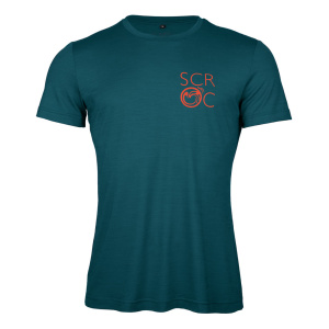 sCool Merino Shirt Amiko m in der Farbe petrol von SCROC. 