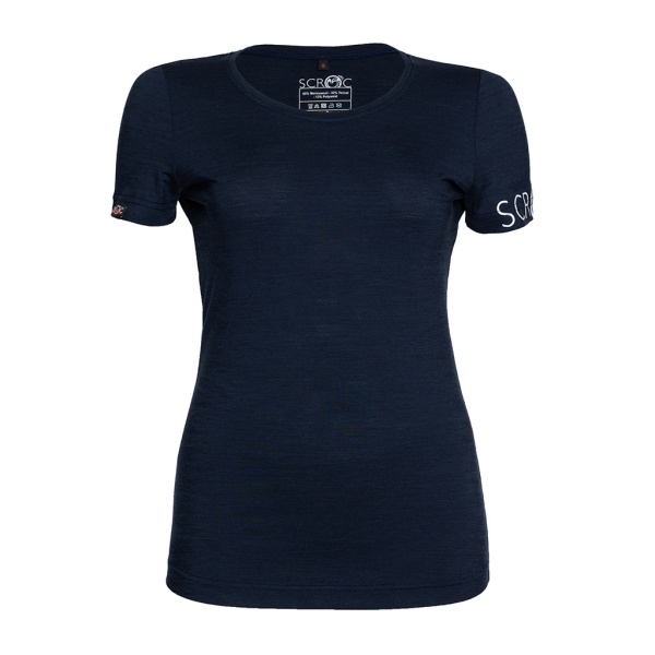 sCool Merino Shirt Friska w dunkelblau für Damen von SCROC.
