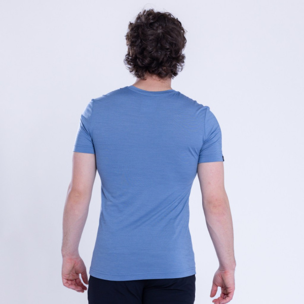 Rückansicht des sCool Merino Shirt Eseo m Herren von SCROC.