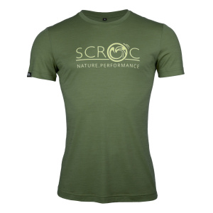 sCool Merino Shirt Eseo m in moosgrün für Herren von SCROC. sCool Merino Shirt Eseo m in moosgrün für Herren von SCROC.