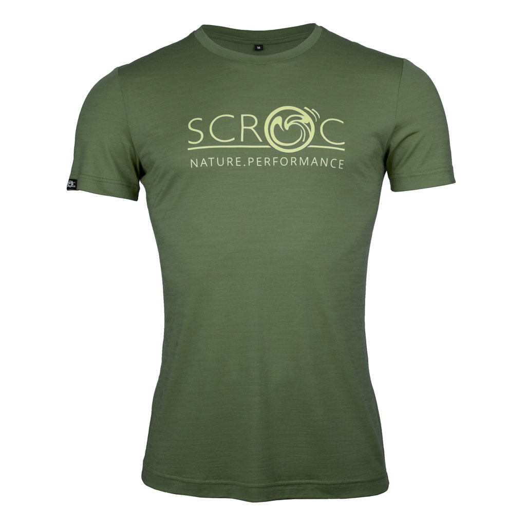 sCool Merino Shirt Eseo m moosgrün Herren von SCROC