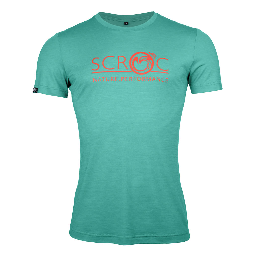 sCool Merino Shirt Eseo m türkis Herren von SCROC