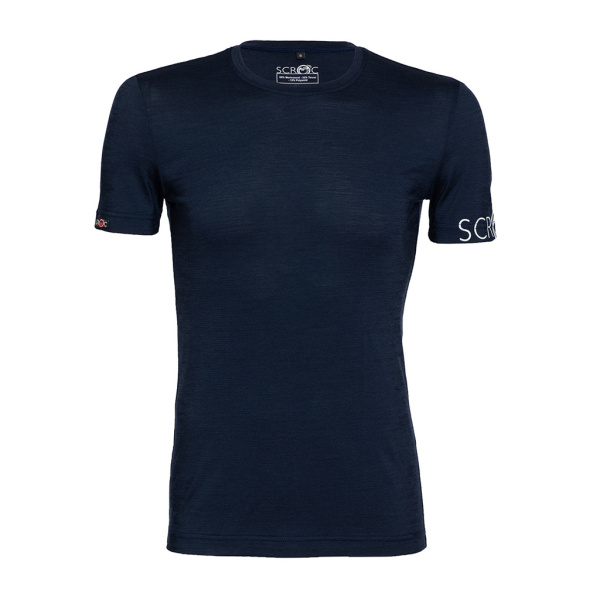 sCool Merino Shirt Friska dunkelblau für Herren von SCROC.
