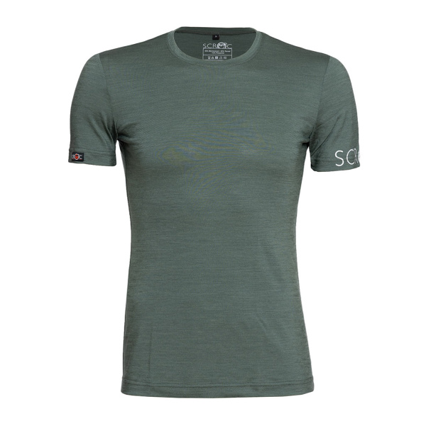 sCool Merino Shirt Friska dunkler salbei für Herren von SCROC.