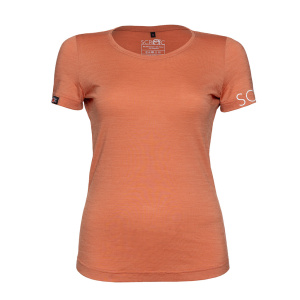 sCool Merino Shirt Friska w apricot für Damen von SCROC.