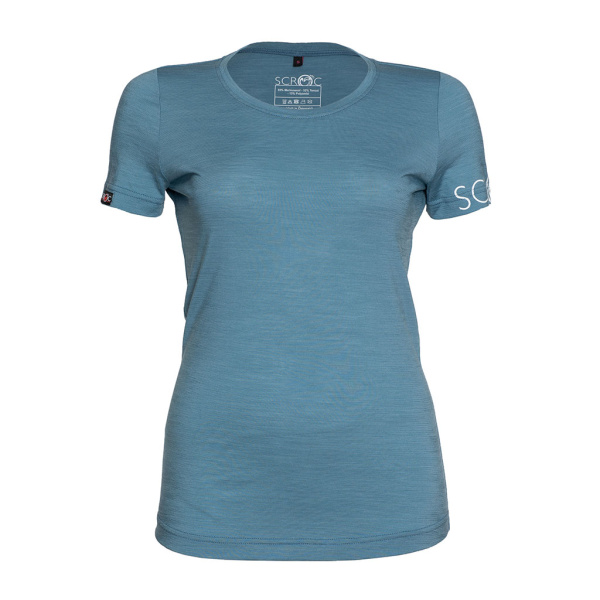 sCool Merino Shirt Friska w eisblau für Damen von SCROC.