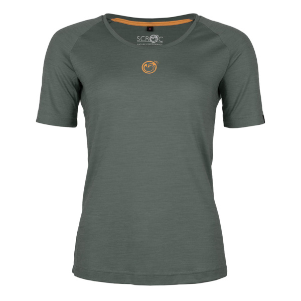 sCool Merino Shirt Koni w in dunkler-salbei für Damen von SCROC.