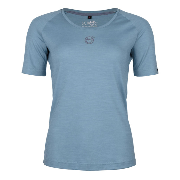 sCool Merino Shirt Koni w in himmelblau für Damen von SCROC.