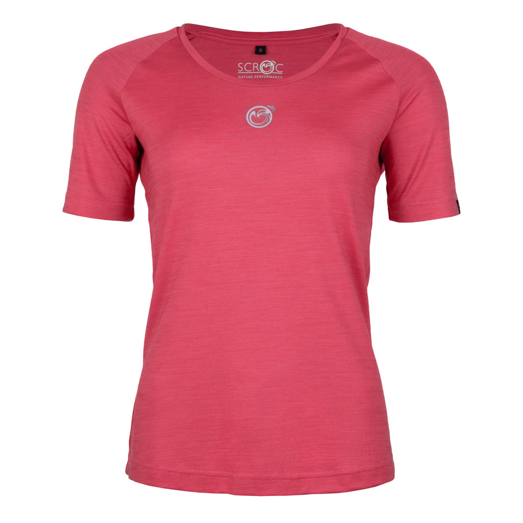 sCool Merino Shirt Koni w rosa Damen von SCROC
