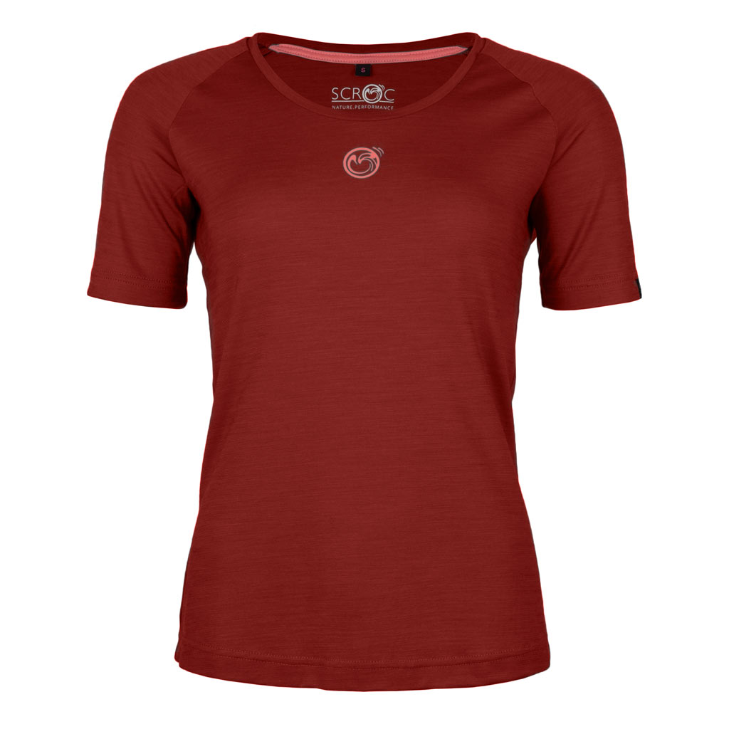 sCool Merino Shirt Koni w rostbraun Damen von SCROC