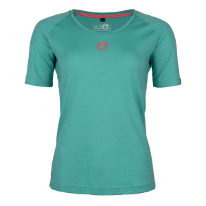 sCool Merino Shirt Koni w in türkis für Damen von SCROC.