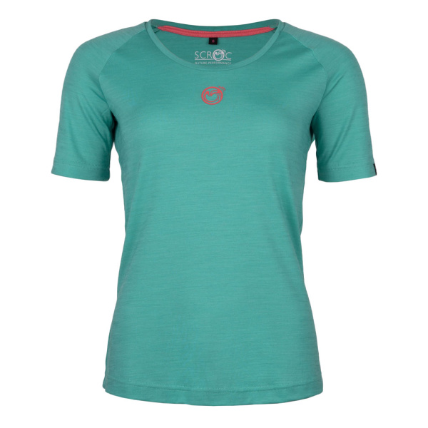 sCool Merino Shirt Koni w in türkis für Damen von SCROC.
