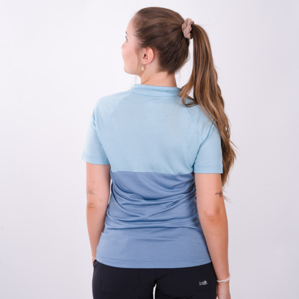 Rückansicht vom sCool Merino Shirt Lerta w für Damen von SCROC.