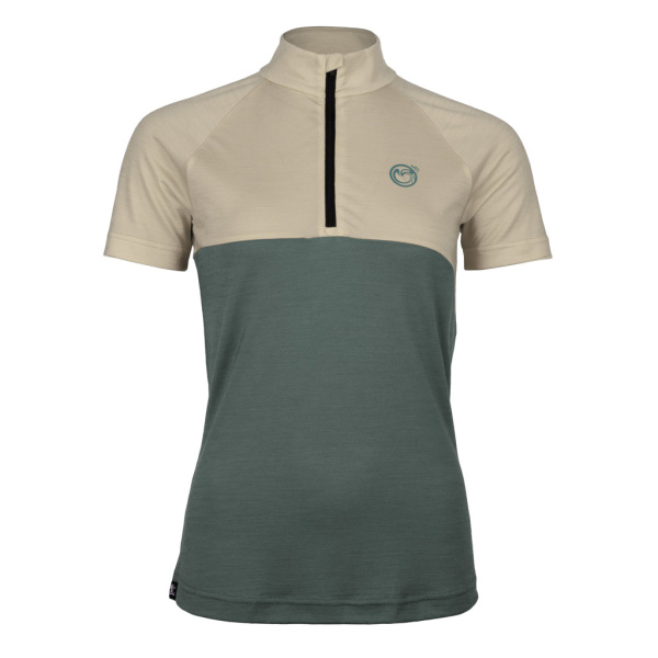sCool Merino Shirt Lerta w in dunkler-salbei für Damen von SCROC.
