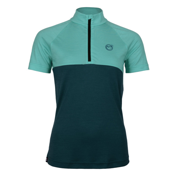 sCool Merino Shirt Lerta w in petrol für Damen von SCROC.