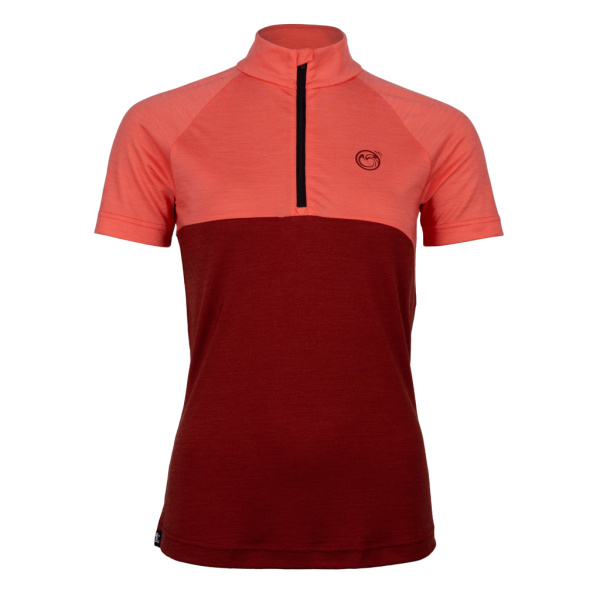 sCool Merino Shirt Lerta w in rostbraun für Damen von SCROC.