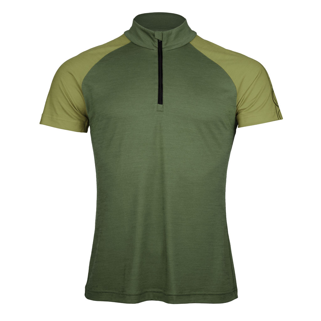 sCool Merino Shirt Malo m moosgrün Herren von SCROC