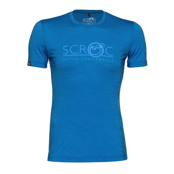 sCool Merino Shirt Peco blau für Herren von SCROC.