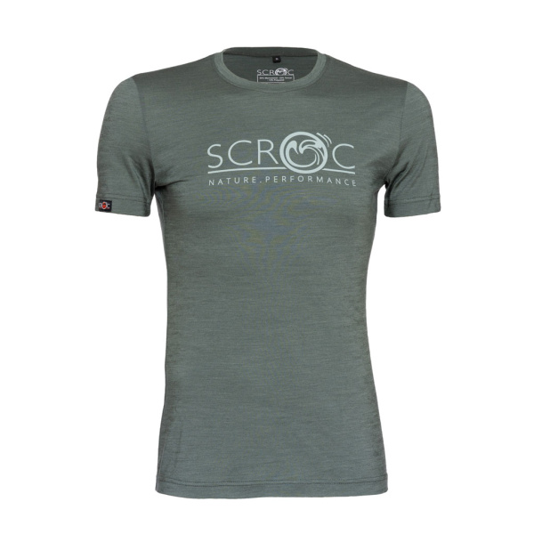 sCool Merino Shirt Peco dunkler salbei für Herren von SCROC.
