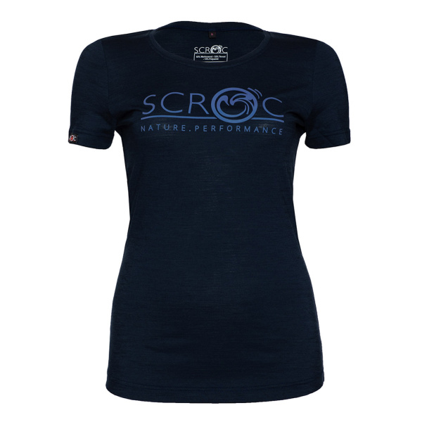 Das sCool Merino Shirt Peco w dunkelblau für Damen von SCROC.