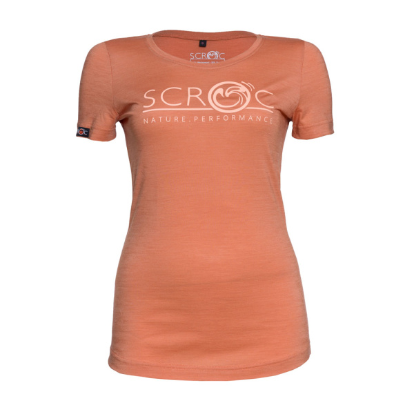 Das sCool Merino Shirt Peco w apricot für Damen von SCROC.