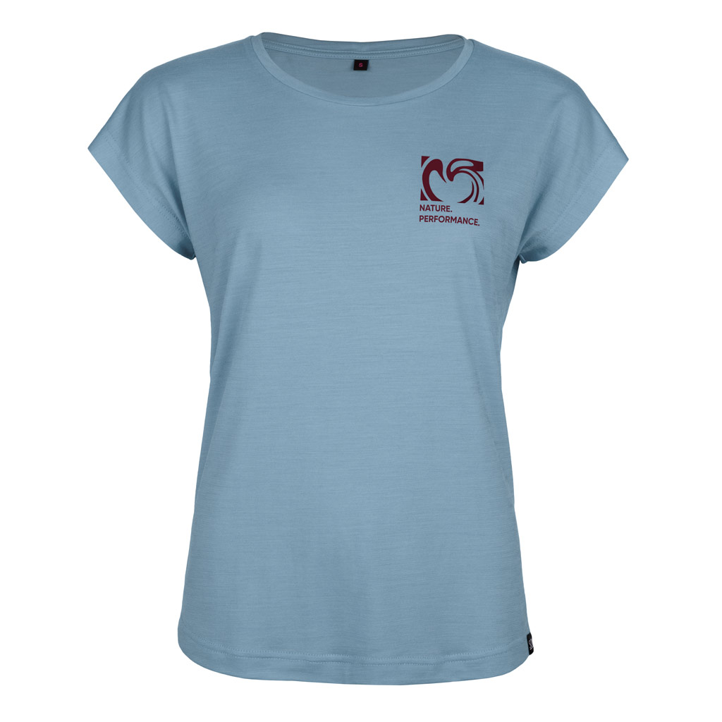 sCool Merino Shirt Viva w himmelblau für Damen von SCROC