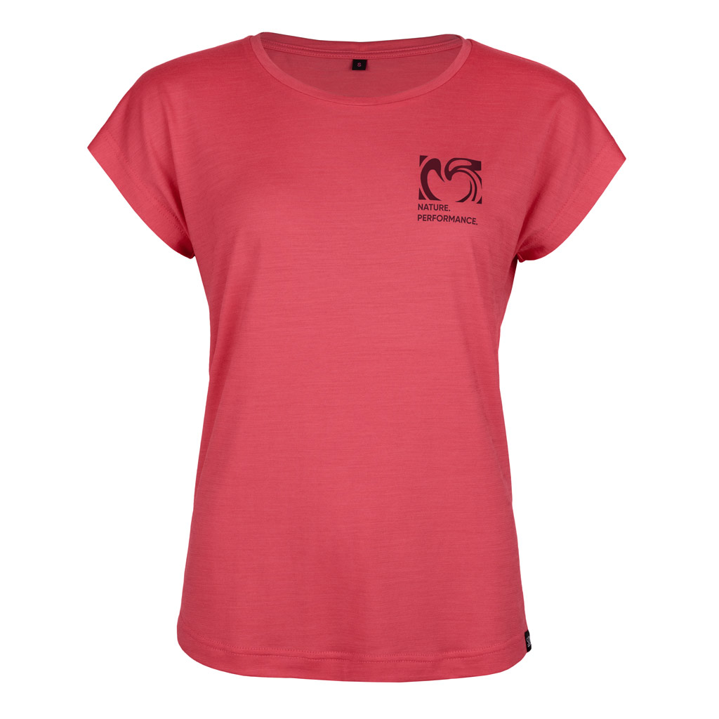sCool Merino Shirt Viva w rosa für Damen von SCROC