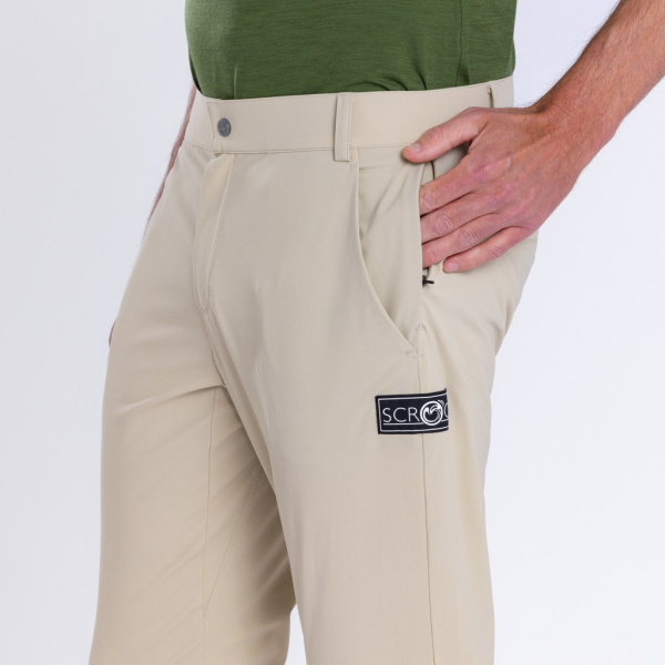 sCooltec Merino Hose Ano m für Herren mit praktischer Seitentasche mit Zipp für Kleinigkeiten.