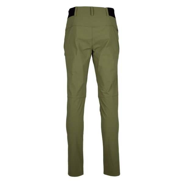 Rückansicht der sCooltec Merino Hose Ligo m moosgrün Herren von SCROC.