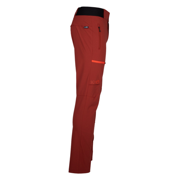 sCooltec Merino Hose Ligo m rostbraun Herren Wanderhose von SCROC.