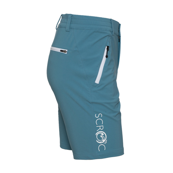 Seitenansicht sCooltec Merino Shorts Marto eisblau für Herren von SCROC.