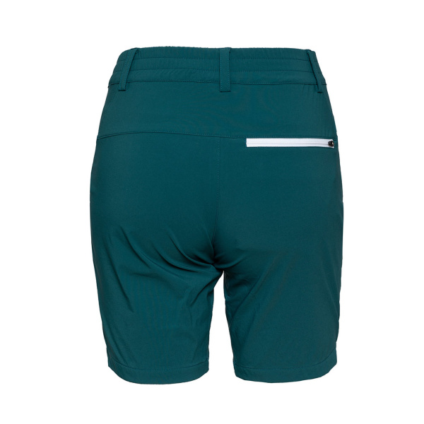 Rückansicht sCooltec Merino Shorts Marto w petrol für Damen von SCROC.