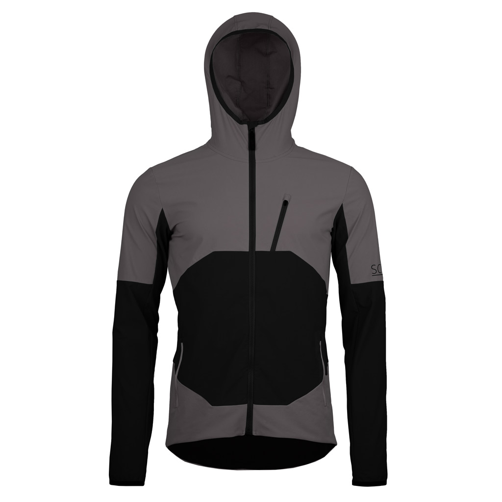 sCooltec Merino Jacke Baza m dunkelgrau Herren von SCROC