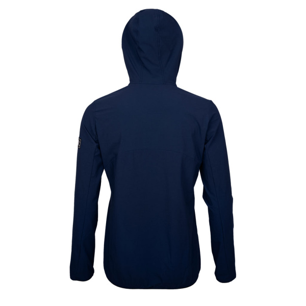 Rückansicht der sCooltec Merino Hybrid Jacke Certa w dunkelblau für Damen von SCROC.