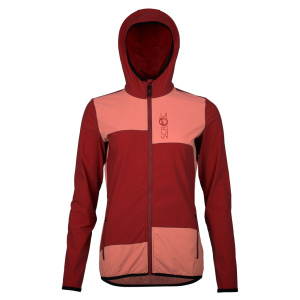 sCooltec Merino Jacke Emi w rostbraun für Damen von SCROC. sCooltec Merino Jacke Emi w rostbraun für Damen von SCROC.