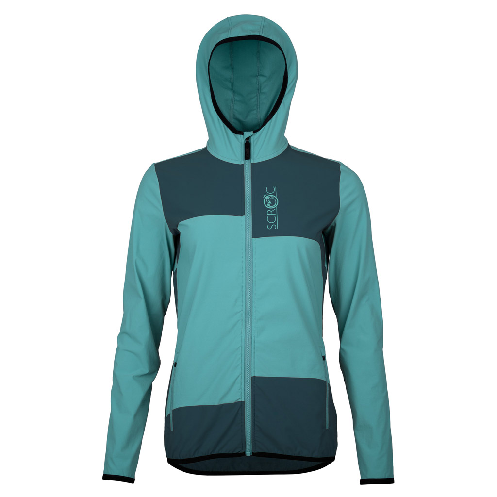 sCooltec Merino Jacke Emi w türkis Damen von SCROC