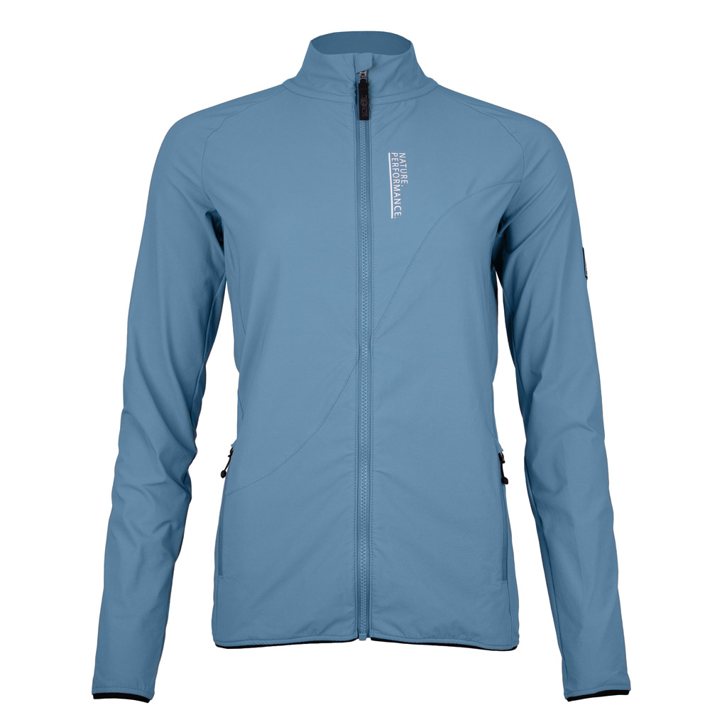 sCooltec Merino Jacke Kora w eisblau Damen von SCROC