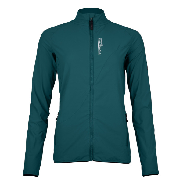 sCooltec Merino Jacke Kora w petrol für Damen von SCROC.