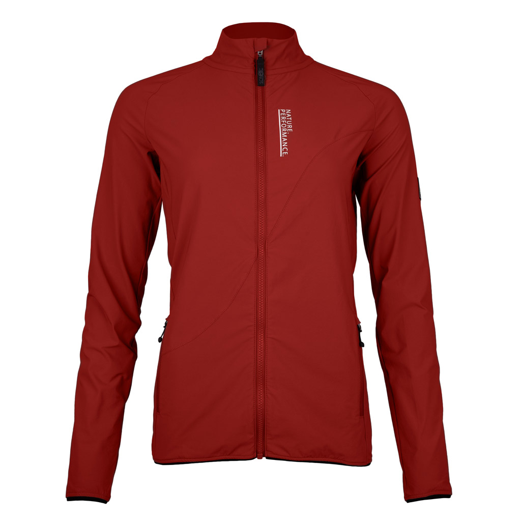 sCooltec Merino Jacke Kora w rostbraun Damen von SCROC