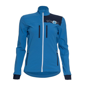 sCooltec Merino Jacke Milo w blau für Damen von SCROC.