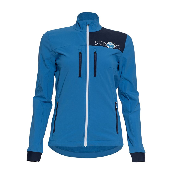 sCooltec Merino Jacke Milo w blau für Damen von SCROC.