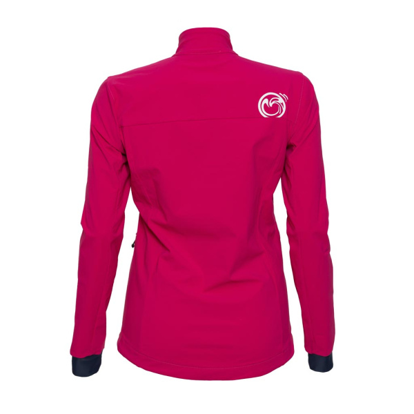 Rückansicht sCooltec Merino Jacke Milo w pink für Damen von SCROC.