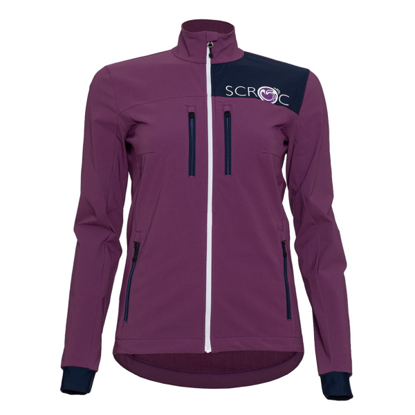 sCooltec Merino Jacke Milo w violett für Damen von SCROC.