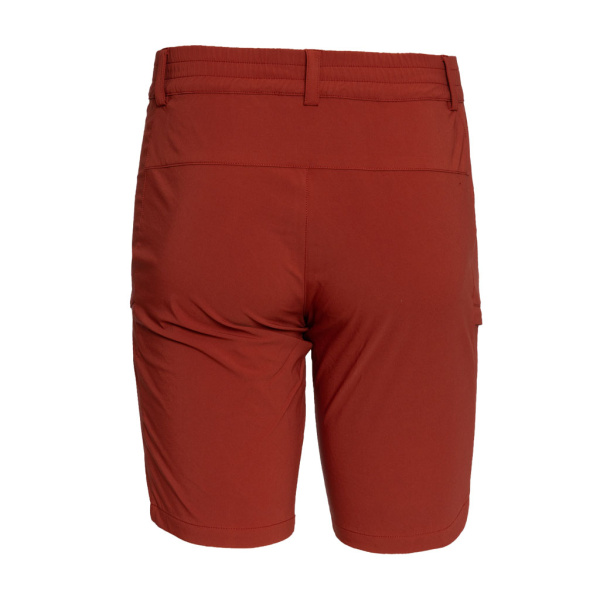 Rückansicht der sCooltec Merino Shorts Ido rostbraun für Herren von SCROC.