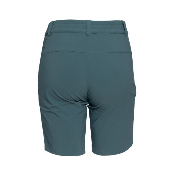 Rückansicht der sCooltec Merino Shorts Ido w dunkler salbei für Damen von SCROC.