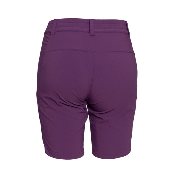 Rückansicht der sCooltec Merino Shorts Ido w violett für Damen von SCROC.