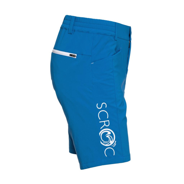 Hoher Tragekomfort bei den sCooltec Merino Shorts Kuro in blau durch elastischen Bund.