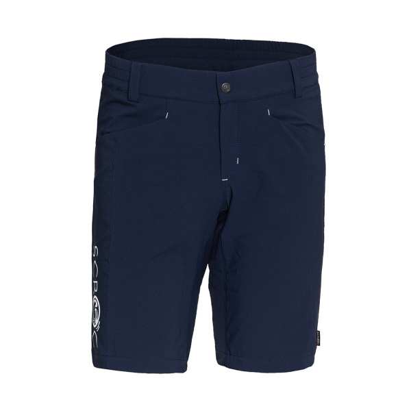 Vorderansicht der sCooltec Merino Shorts Kuro dunkelblau unisex von SCROC.